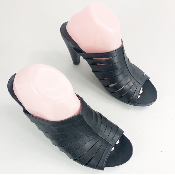 Madison Black Sandals Size 9.5 M - Picture 2 of 8